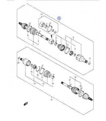 Homocinetica lado rueda seguro interior (19 dientes) TAIWAN