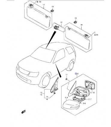 Espejo exterior derecho TAIWAN