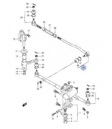 Terminal dirección exterior izquierdo TAIWAN