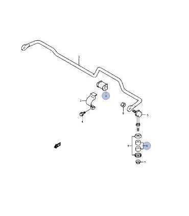 Buje central barra estabilizadora KIT INDIA