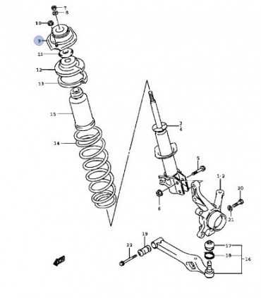 Soporte cazoleta amortiguador delantero TAIWAN