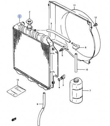 Radiador de motor (mecánico) KOREA