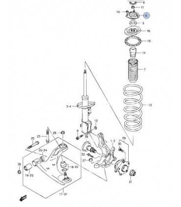 Soporte cazoleta amortiguador delantero TAIWAN