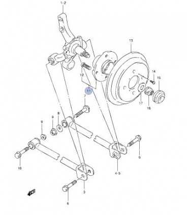 Maza rueda trasera TAIWAN