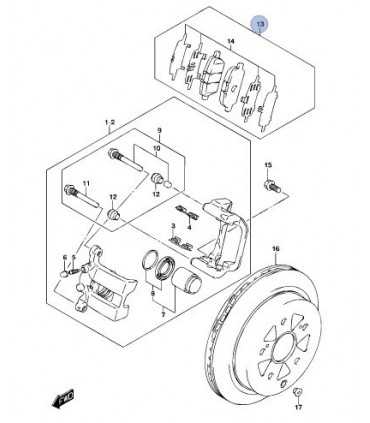 Pastilla de freno trasera AMERICANA