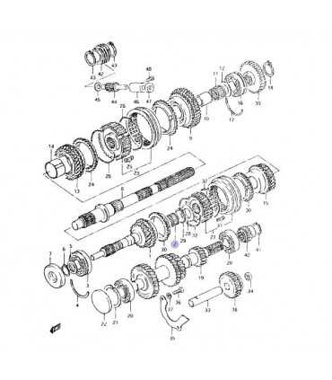 Rodamiento  eje mando ORIGINAL