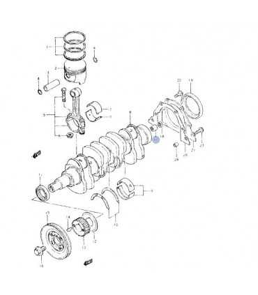 Rodamiento  eje mando INDIA