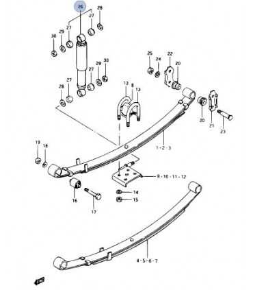 Amortiguador trasero derecho-izquierdo TAIWAN