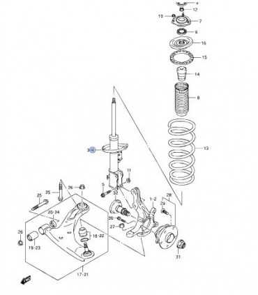 Amortiguador delantero izquierdo TAIWAN