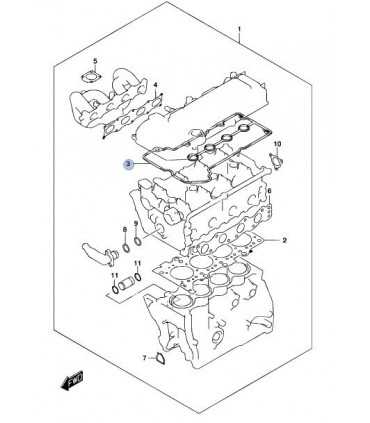 Empaquetadura de tapa vavulas con VVT TAIWAN
