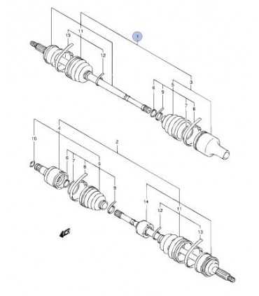 Transmisión completa derecha - Con ABS.