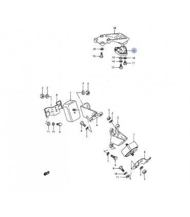 Soporte  caja cambios TAIWAN