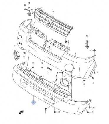 Parachoque delantero inferior TAIWAN