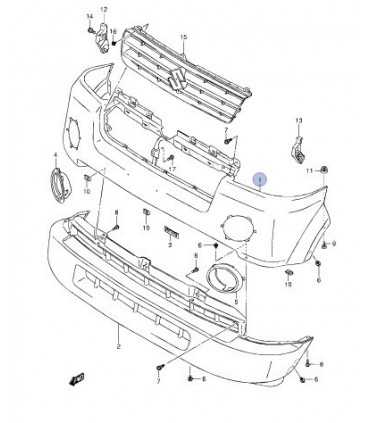 Parachoque delantero superior TAIWAN