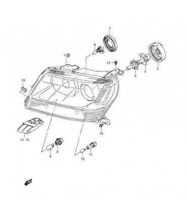Óptico delantero izquierdo CHINA