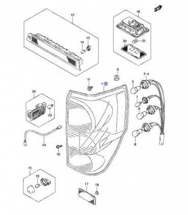 Farol trasero izquierdo TAIWAN