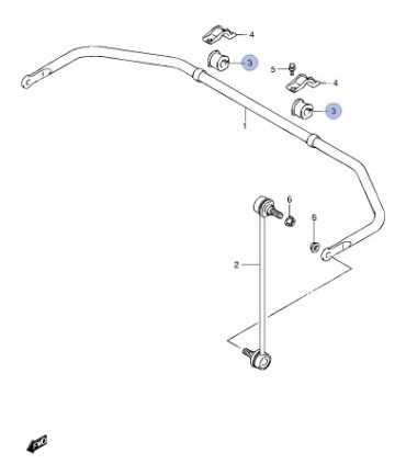 Buje centro barra estabilizadora JAPON