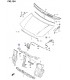 Soporte superior capot INDIA