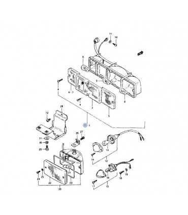 Farol trasero derecho TAIWAN