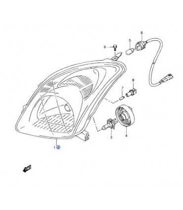 Optico delantero izquierdo TAIWAN