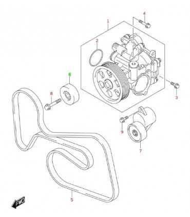 Polea correa accesorios ORIGINAL