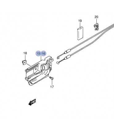 Manilla interior izquierda ovalada TAIWAN