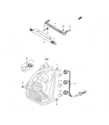 Farol trasero derecho TAIWAN