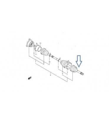 Homocinetica (SK819) lado rueda TAIWAN