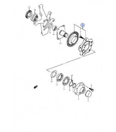 Maza rueda delantera TAIWAN