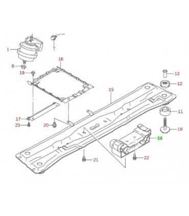 Soporte de motor trasero (4WD) TAIWAN