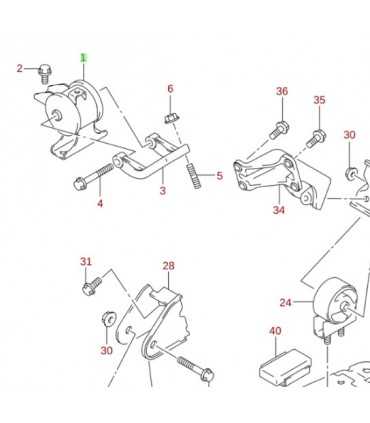Soporte de motor derecho TAIWAN