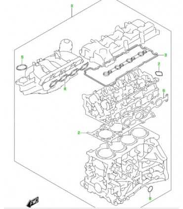 Juego de empaquetaduras de motor TAIWAN