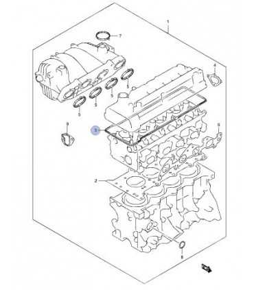 Empaquetadura tapa válvulas TAIWAN