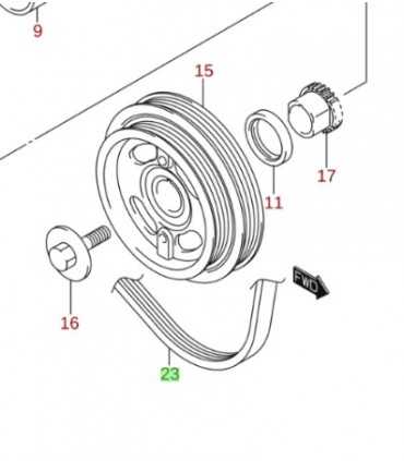 Correa alternador (5PK895) TOPGEAR