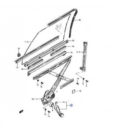 Manilla alza vidrio puerta TAIWAN