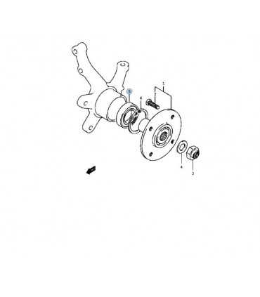 Rodamiento (DAC35618040) rueda delantera CHINA