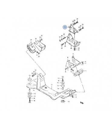 Soporte caja de cambios INDIA