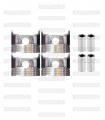 Pistones de motor 0.50 JUEGO - KIT TAIWAN