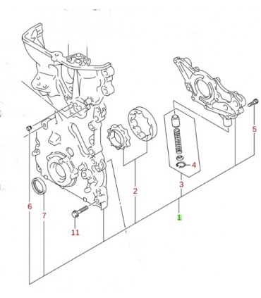 Bomba de aceite (c/VVT) TAIWAN