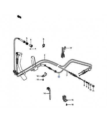 Piola cable acelerador JAPON
