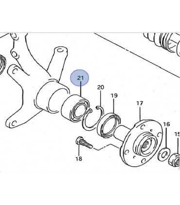 Rodamiento (DAC3668) rueda delantera JAPON